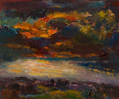 Sunset over Gareloch, XX Century